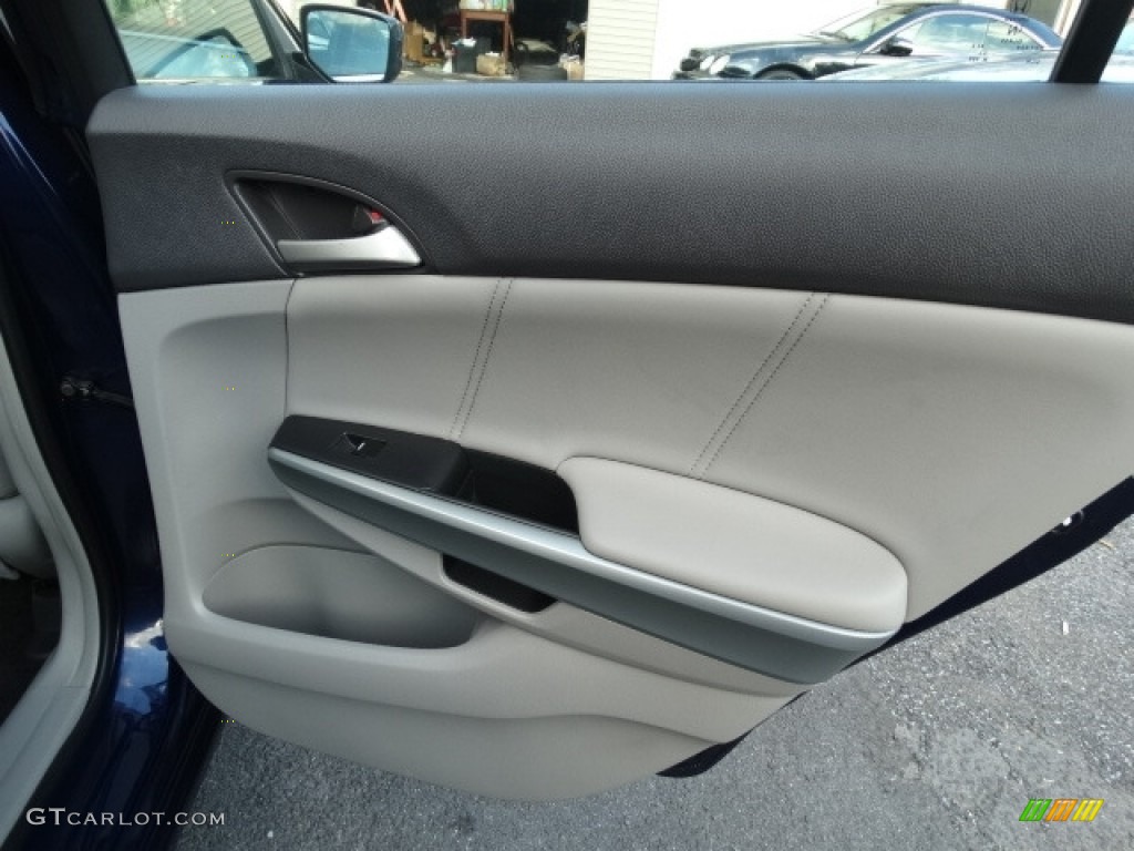 2008 Accord EX-L Sedan - Royal Blue Pearl / Ivory photo #16