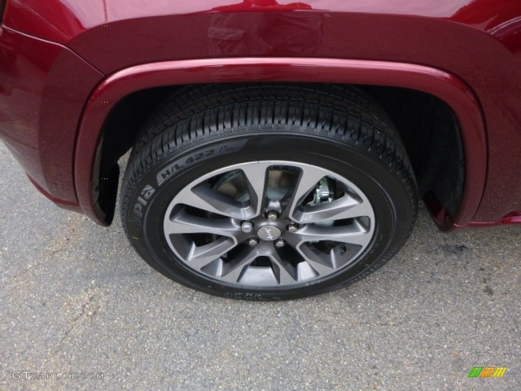 2017 Grand Cherokee Overland 4x4 - Velvet Red Pearl / Black photo #2