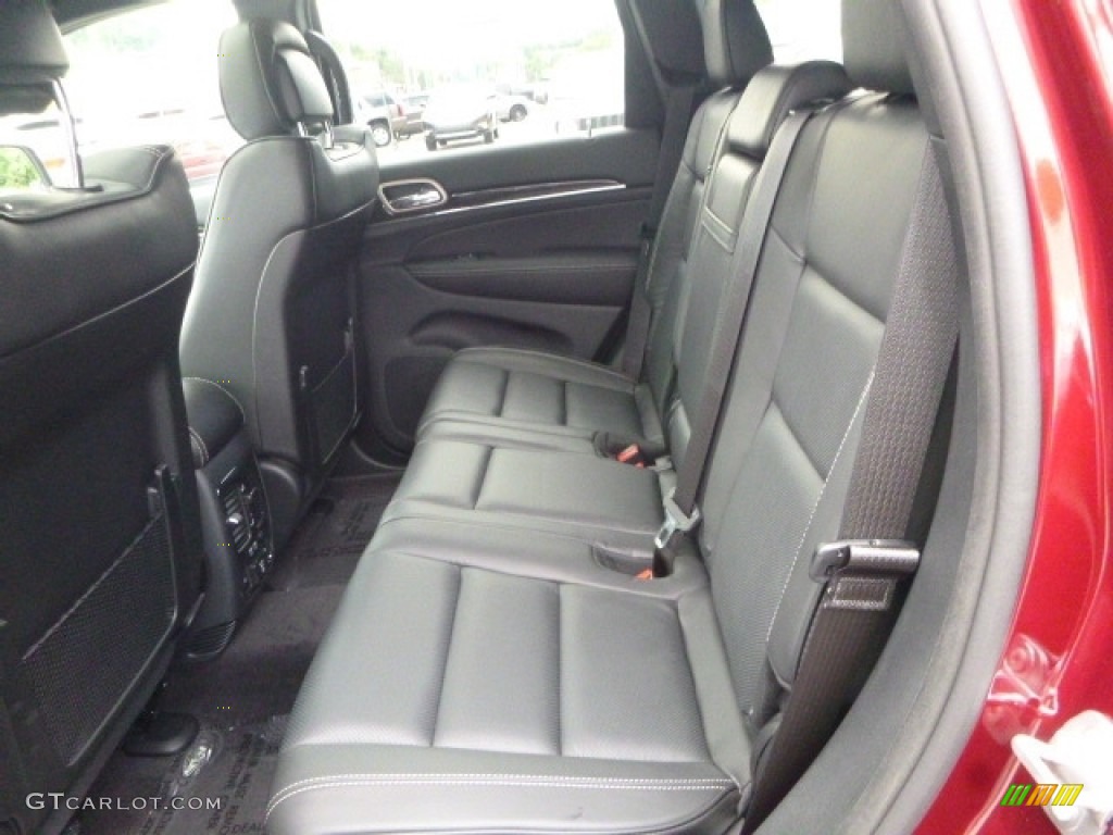 2017 Jeep Grand Cherokee Overland 4x4 Rear Seat Photo #115029450