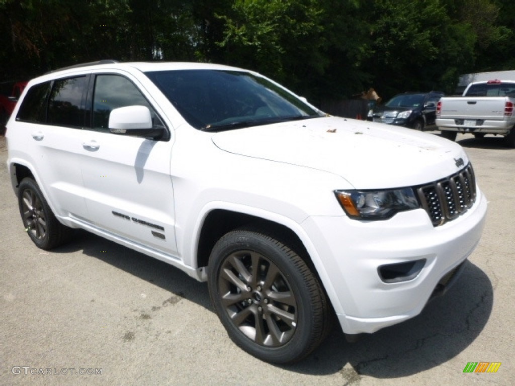 2017 Grand Cherokee Limited 75th Annivesary Edition 4x4 - Bright White / Black photo #11