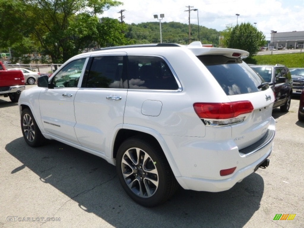 2017 Grand Cherokee Overland 4x4 - Bright White / Black/Light Frost Beige photo #4