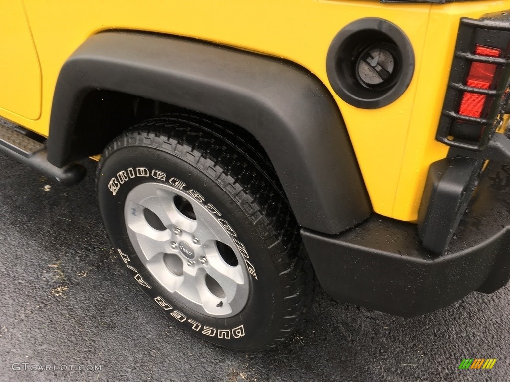 2009 Wrangler X 4x4 - Detonator Yellow / Dark Slate Gray/Medium Slate Gray photo #12