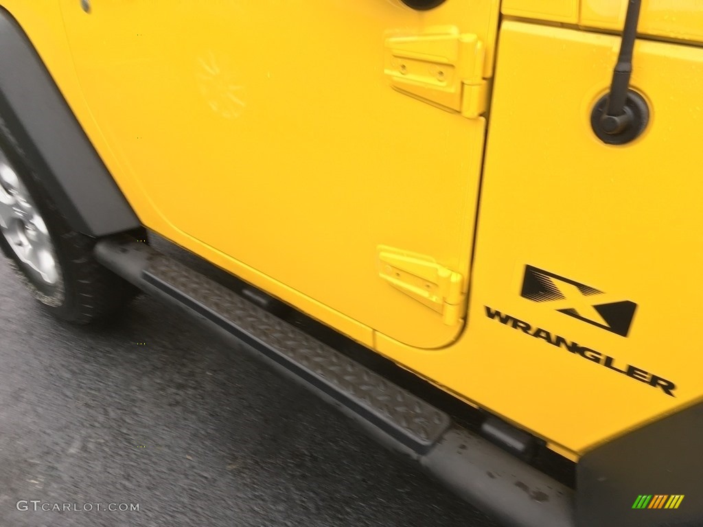 2009 Wrangler X 4x4 - Detonator Yellow / Dark Slate Gray/Medium Slate Gray photo #16
