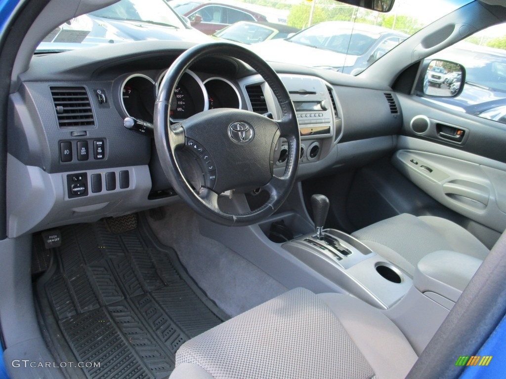 2005 Tacoma V6 TRD Double Cab 4x4 - Speedway Blue / Graphite Gray photo #5
