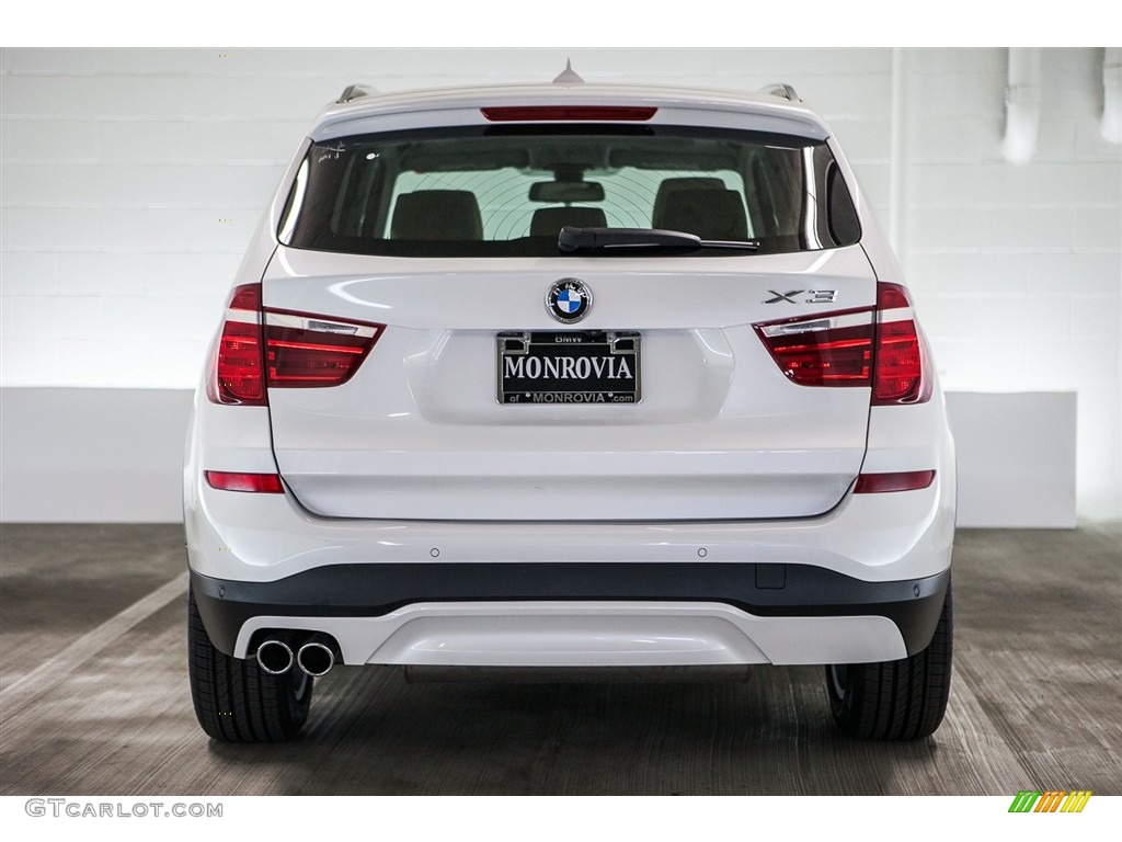 2016 X3 xDrive28i - Mineral White Metallic / Oyster photo #4