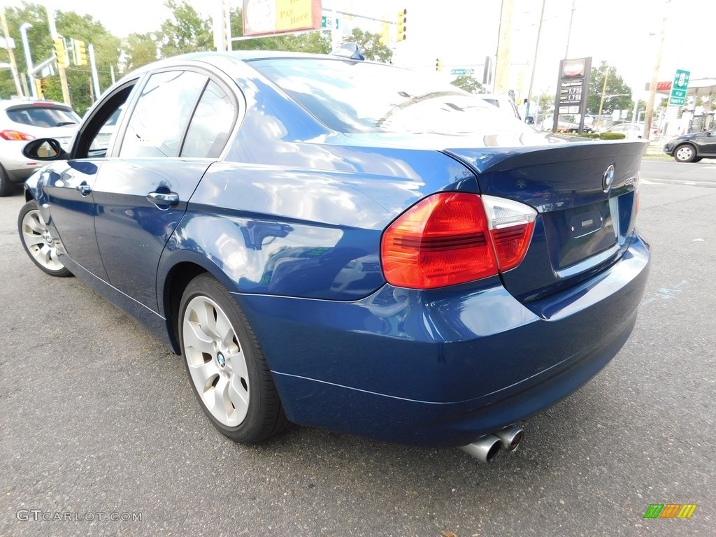 2006 3 Series 330xi Sedan - Monaco Blue Metallic / Terra/Black Dakota Leather photo #5
