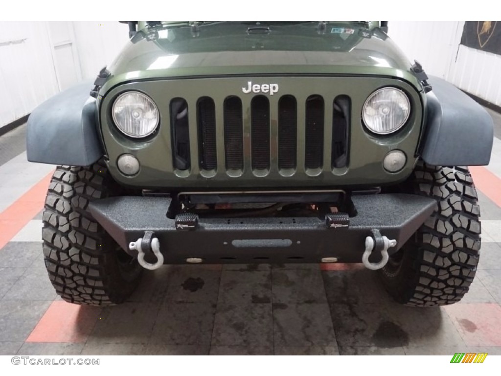 2009 Wrangler Unlimited X 4x4 - Jeep Green Metallic / Dark Slate Gray/Medium Slate Gray photo #48