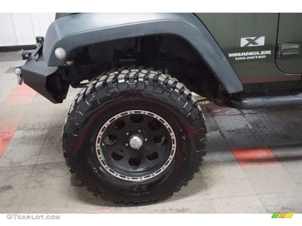 2009 Wrangler Unlimited X 4x4 - Jeep Green Metallic / Dark Slate Gray/Medium Slate Gray photo #76