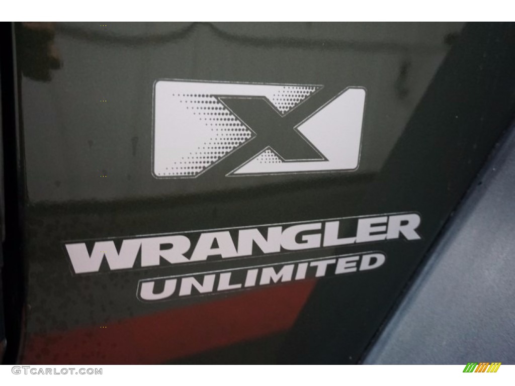 2009 Wrangler Unlimited X 4x4 - Jeep Green Metallic / Dark Slate Gray/Medium Slate Gray photo #87