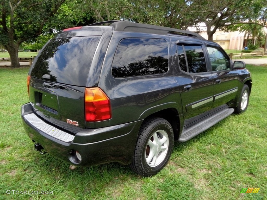 2003 Envoy XL SLT 4x4 - Carbon Metallic / Medium Pewter photo #9
