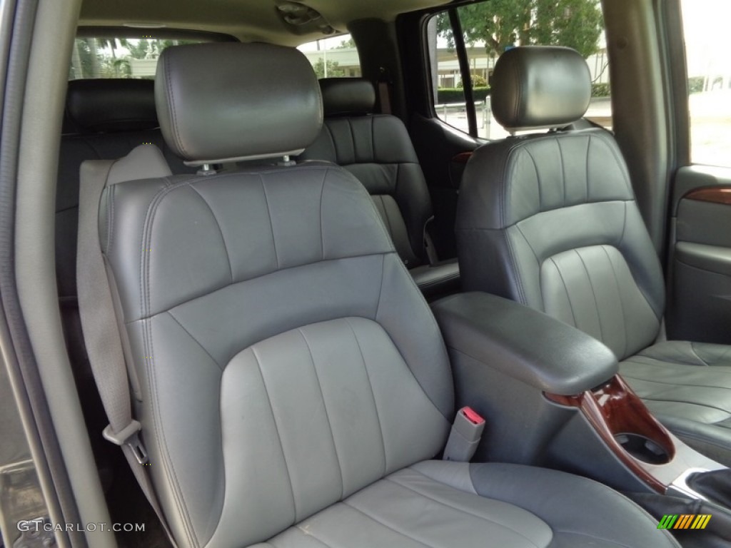 2003 Envoy XL SLT 4x4 - Carbon Metallic / Medium Pewter photo #37