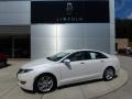 White Platinum 2014 Lincoln MKZ Hybrid