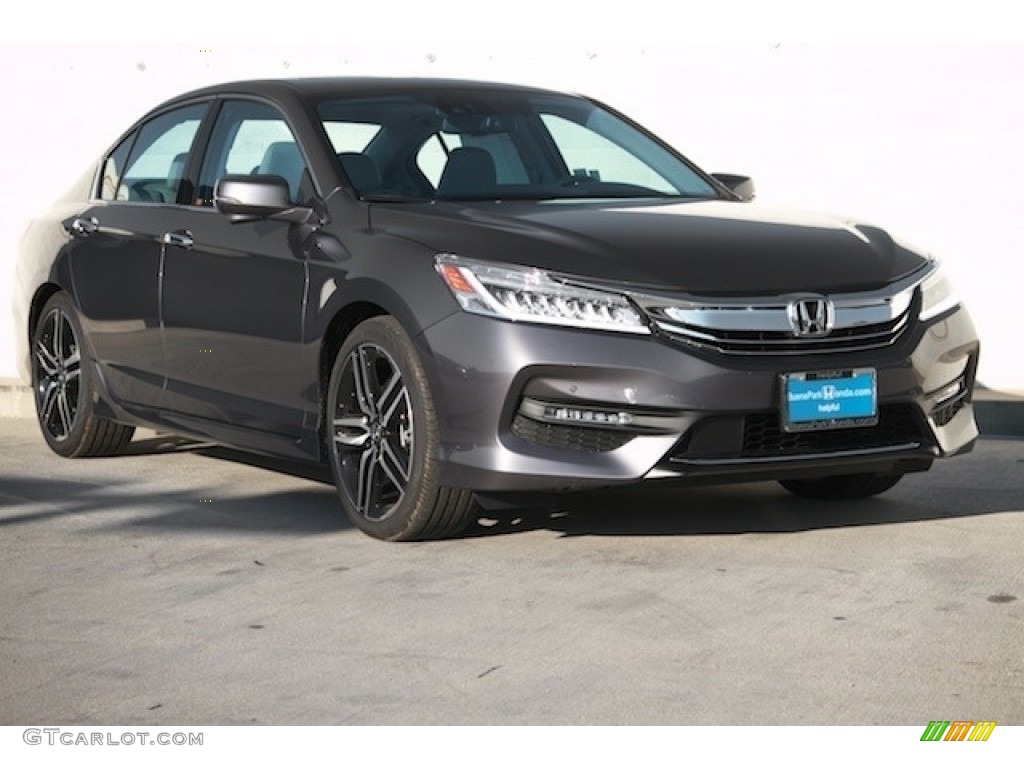 2017 Accord Touring Sedan - Modern Steel Metallic / Gray photo #1