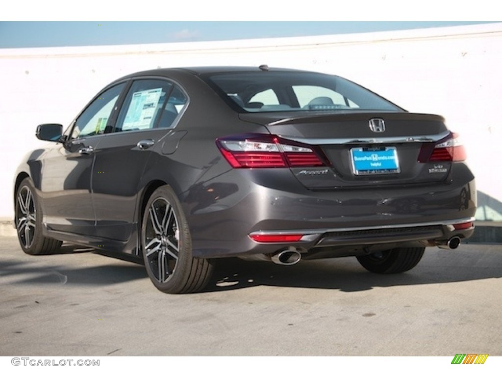 2017 Accord Touring Sedan - Modern Steel Metallic / Gray photo #2
