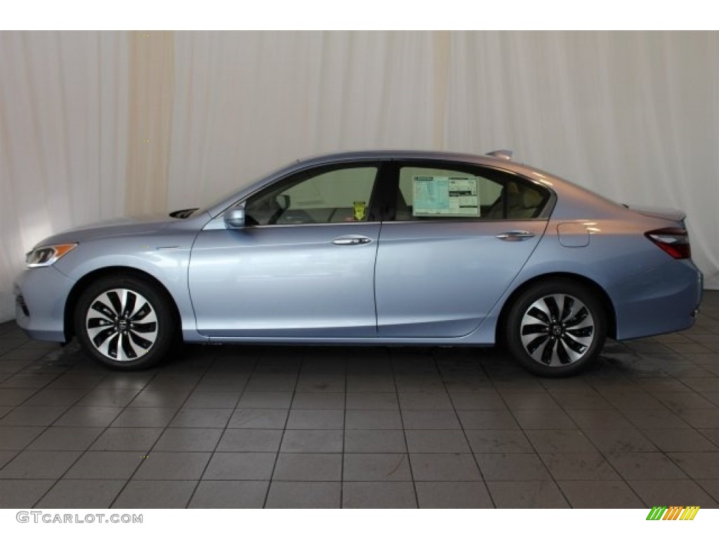 Blue Sky Metallic 2017 Honda Accord Hybrid Sedan Exterior Photo #115046777