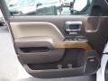 Cocoa/­Dune 2017 Chevrolet Silverado 1500 LTZ Crew Cab 4x4 Door Panel