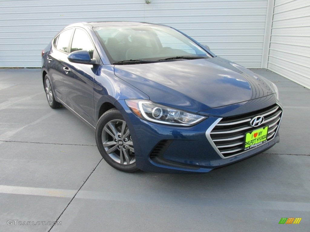 Lakeside Blue Hyundai Elantra