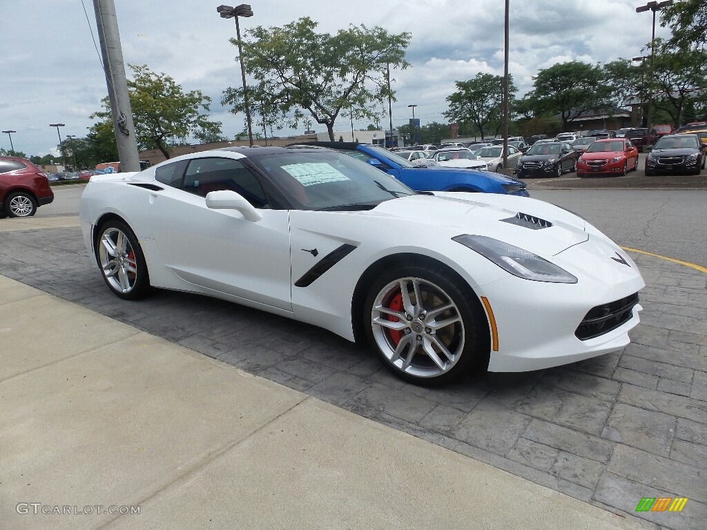 Arctic White 2017 Chevrolet Corvette Stingray Coupe Exterior Photo #115049709