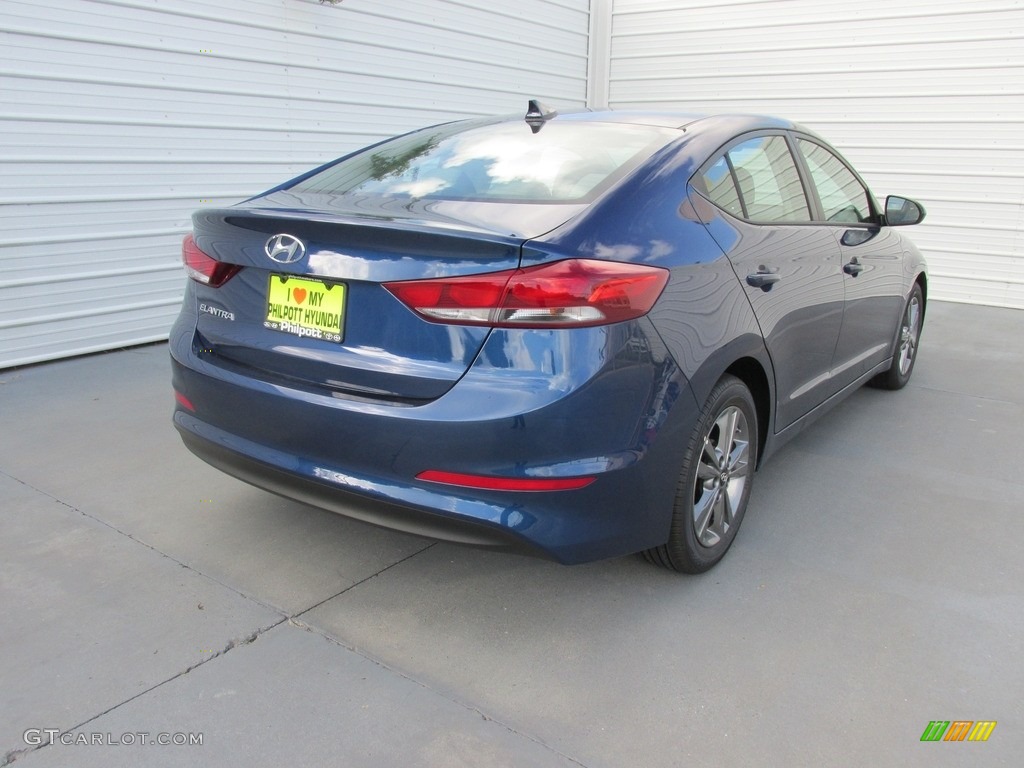 2017 Elantra SE - Lakeside Blue / Gray photo #4