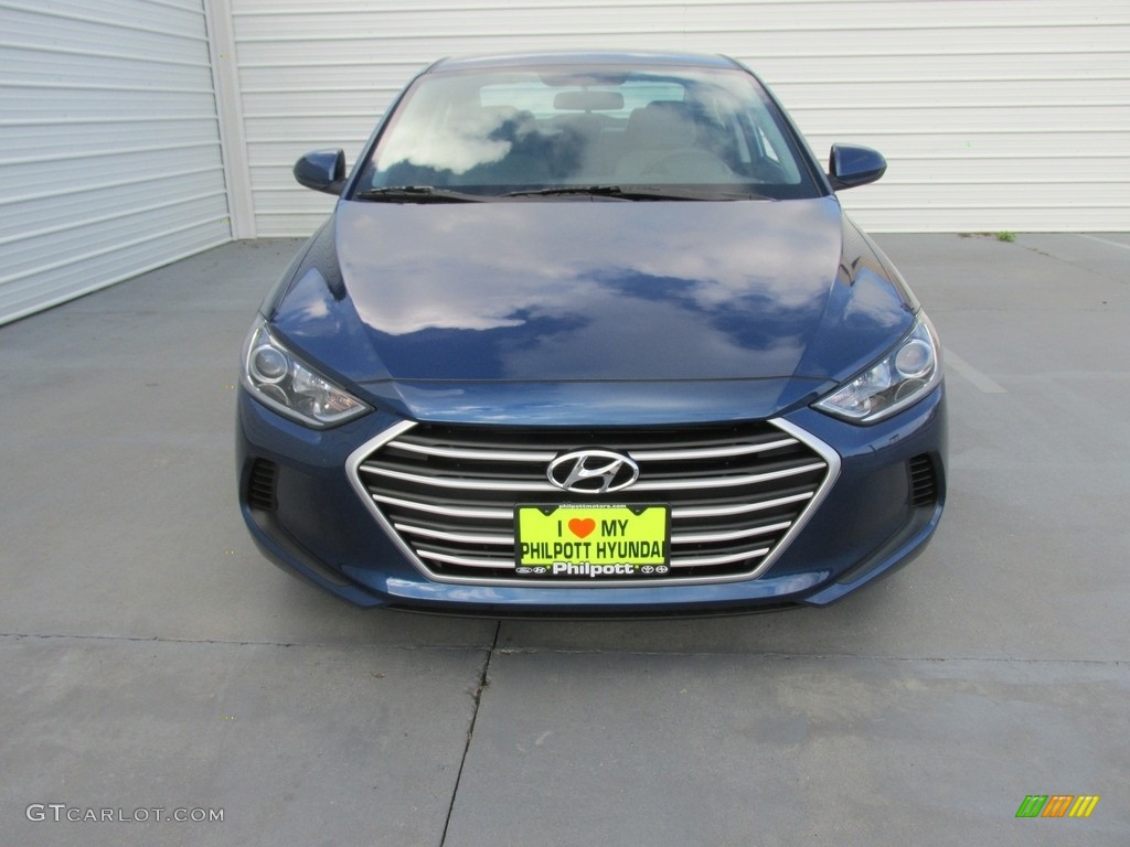 2017 Elantra SE - Lakeside Blue / Gray photo #8