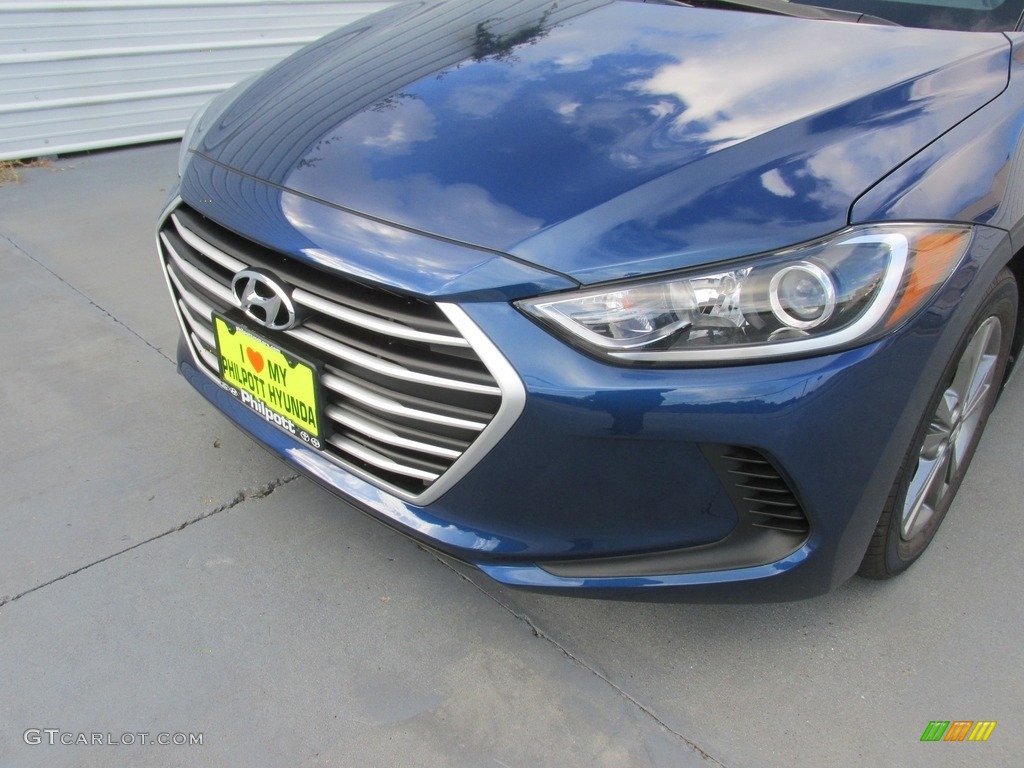 2017 Elantra SE - Lakeside Blue / Gray photo #10