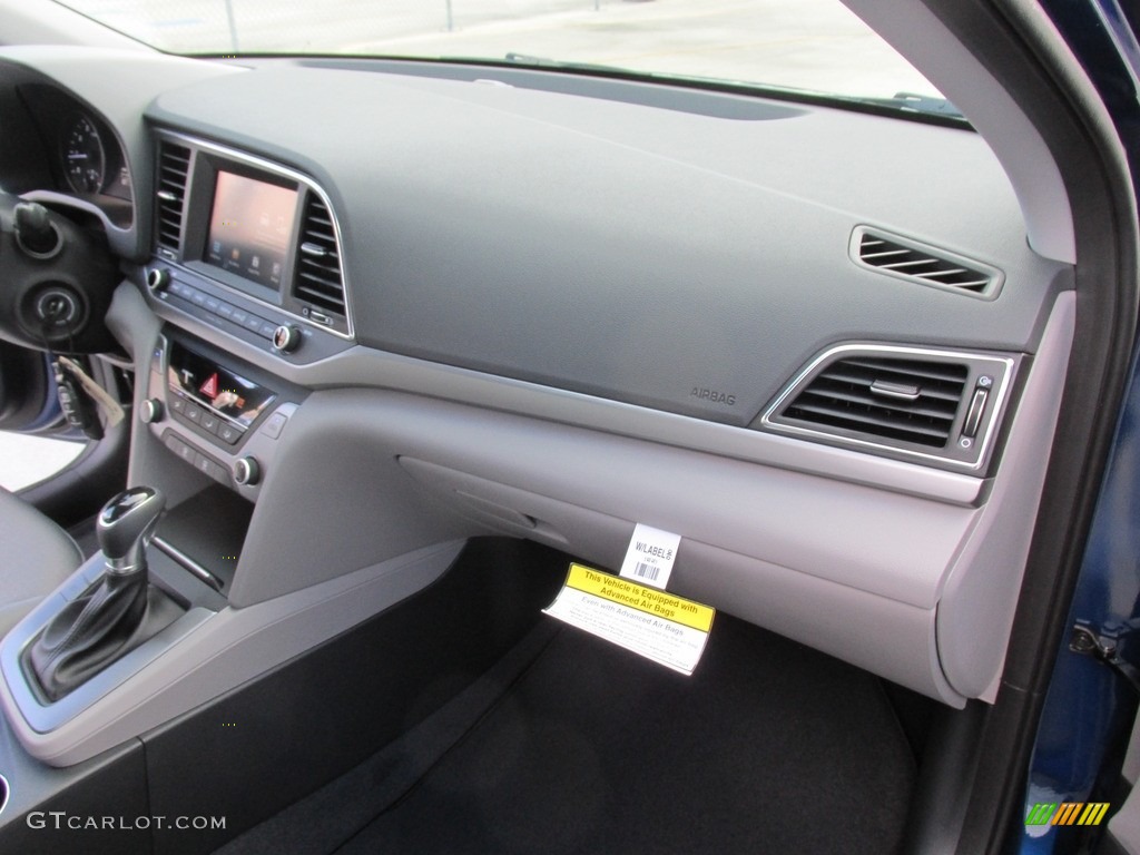 2017 Elantra SE - Lakeside Blue / Gray photo #16