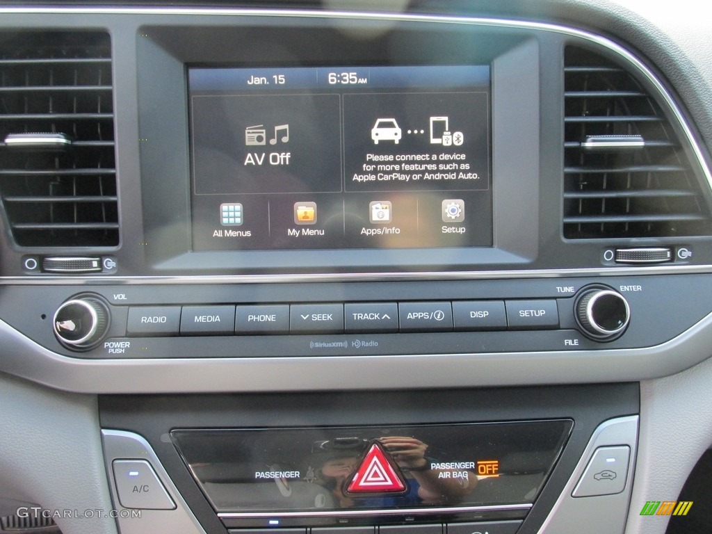 2017 Elantra SE - Lakeside Blue / Gray photo #25