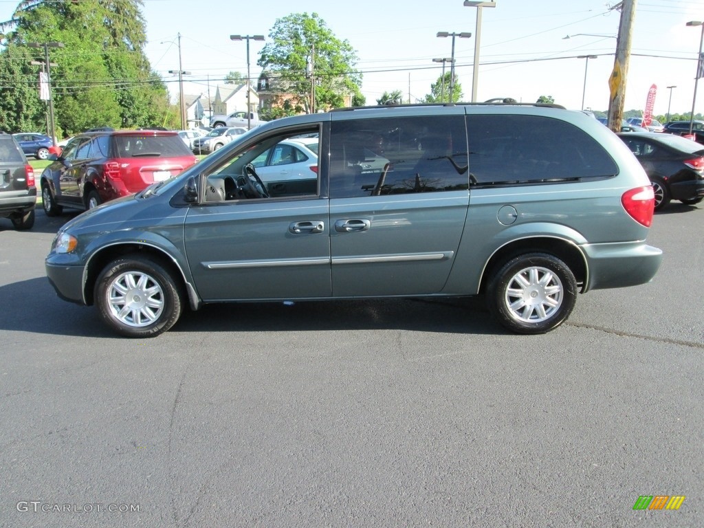 2007 Town & Country Touring - Magnesium Pearl / Medium Slate Gray photo #9