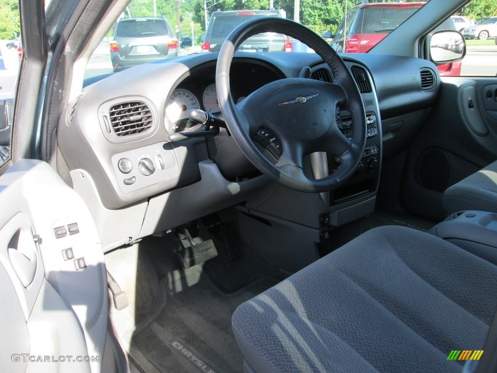 2007 Town & Country Touring - Magnesium Pearl / Medium Slate Gray photo #11