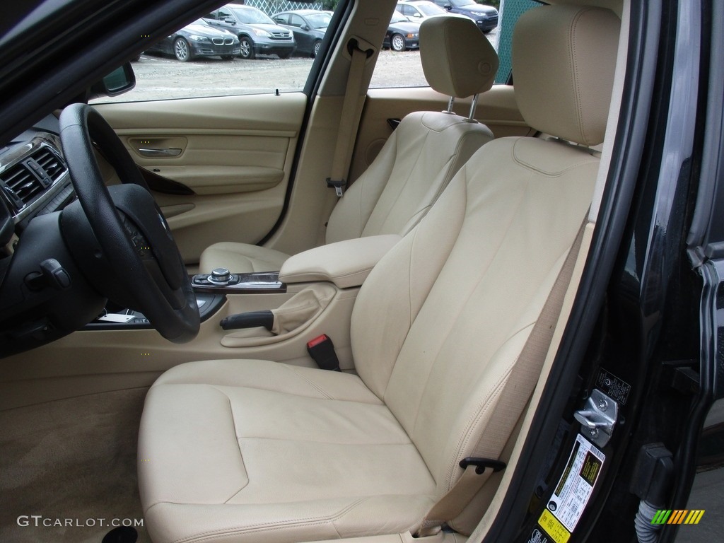 2013 3 Series 328i xDrive Sedan - Jet Black / Venetian Beige photo #13