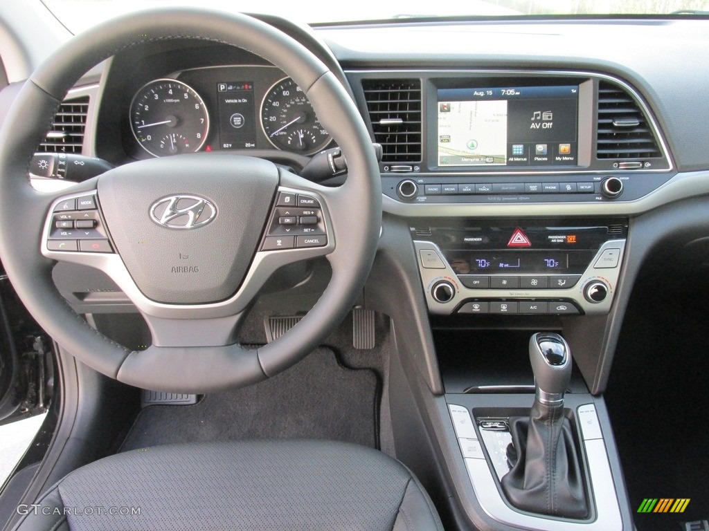 2017 Elantra Limited - Black / Black photo #25