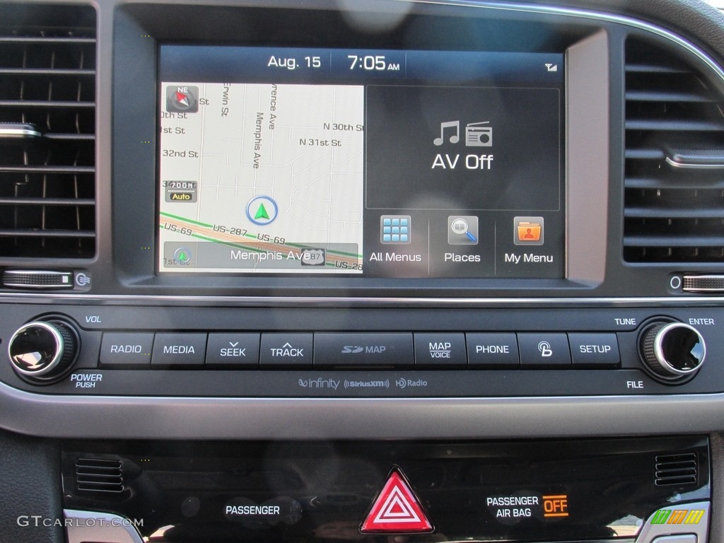 2017 Elantra Limited - Black / Black photo #27