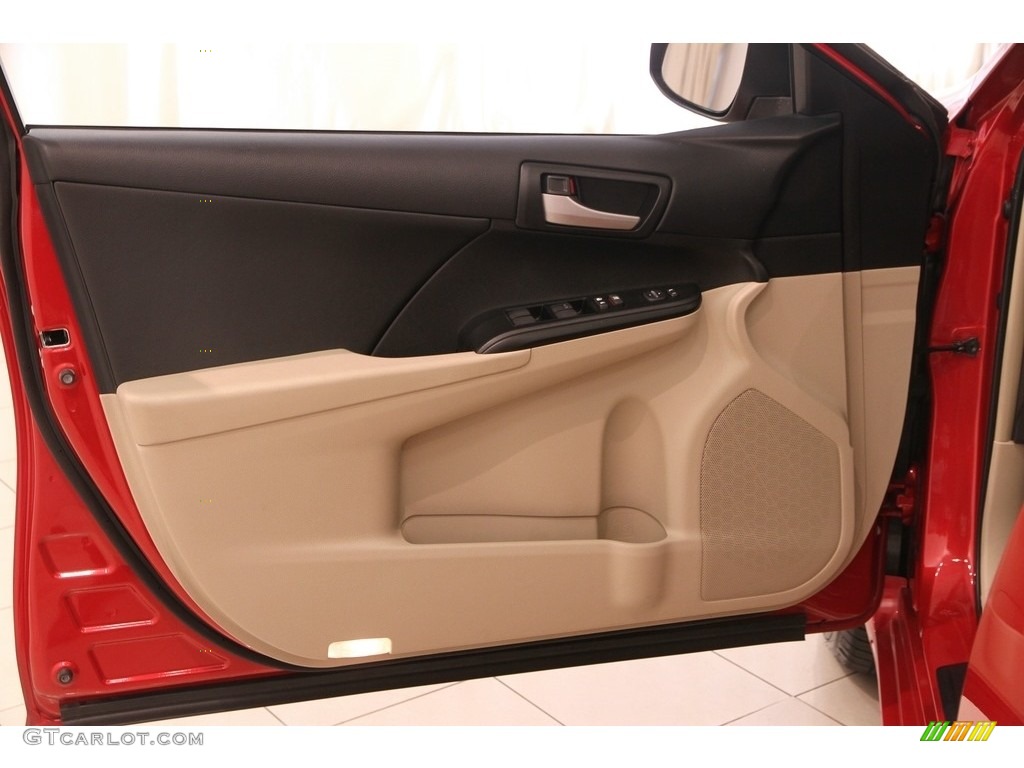 2013 Camry LE - Barcelona Red Metallic / Ivory photo #4