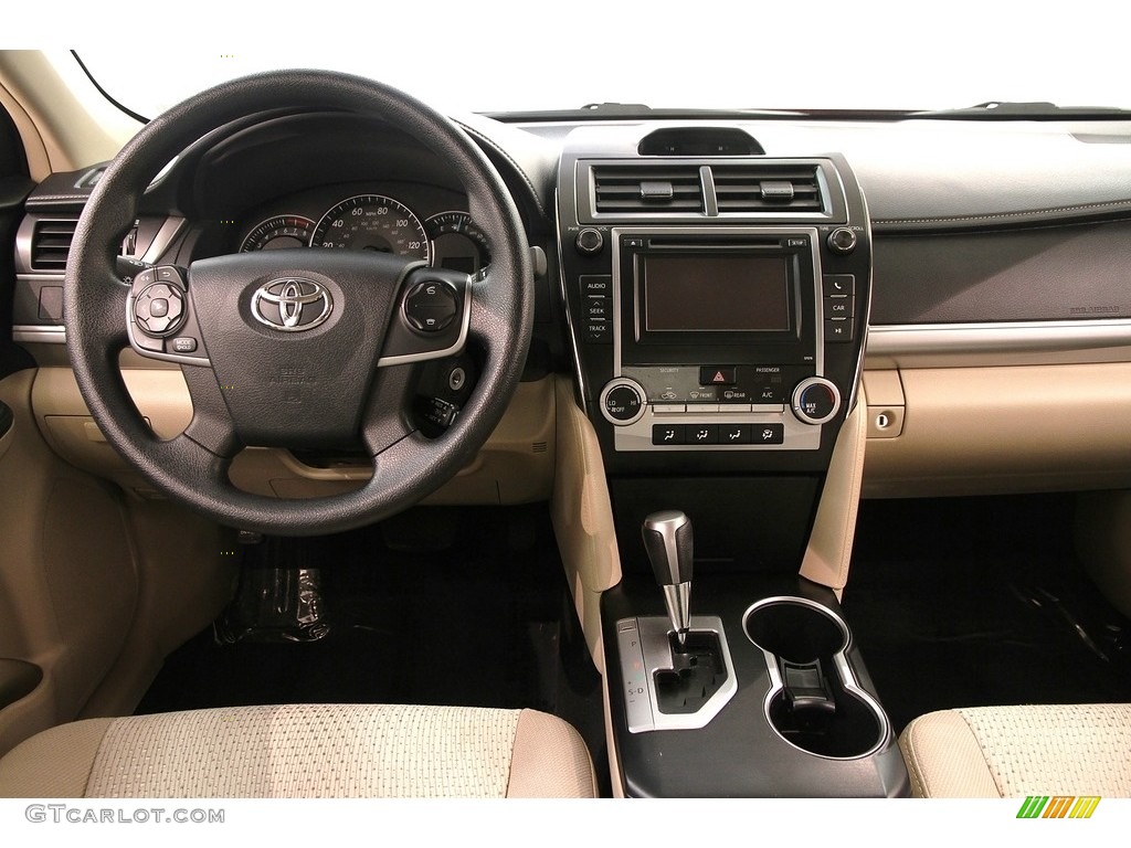 2013 Camry LE - Barcelona Red Metallic / Ivory photo #23