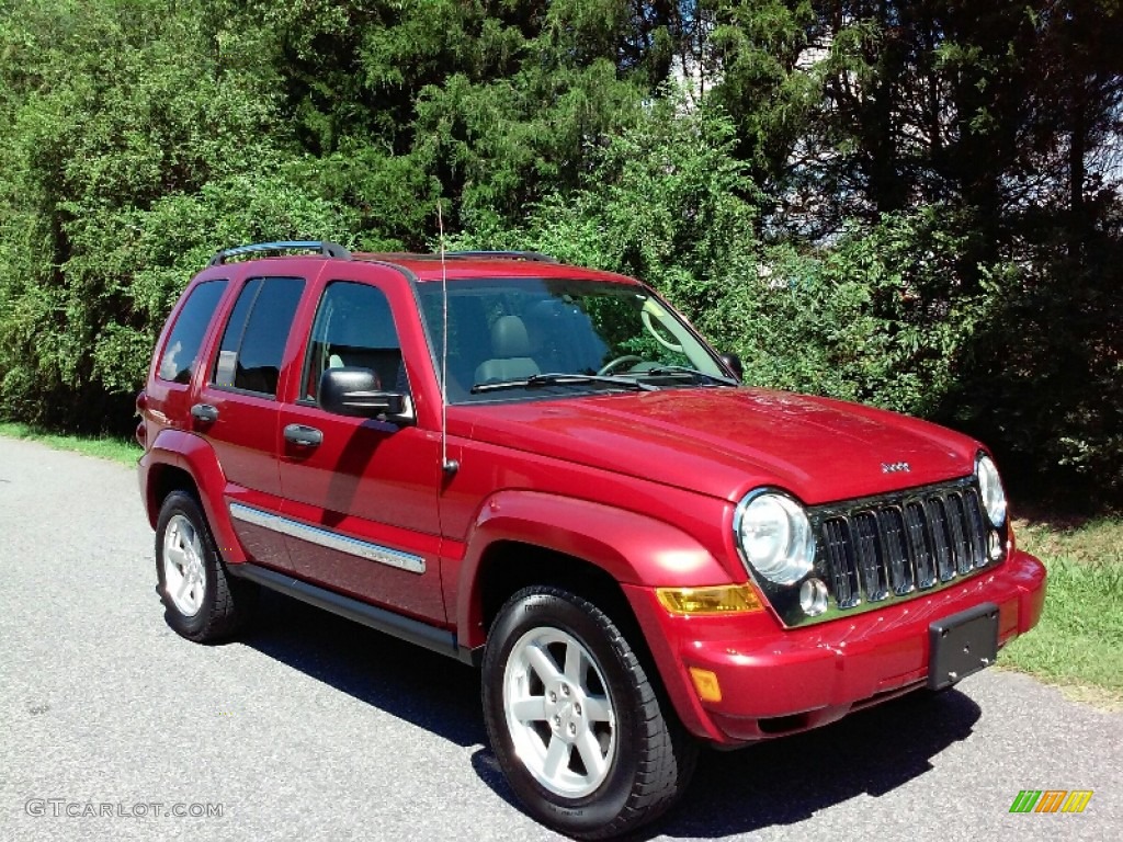 2006 Liberty Limited - Inferno Red Pearl / Dark/Light Slate Gray photo #4