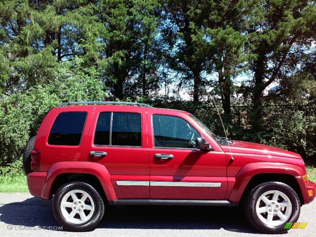 2006 Liberty Limited - Inferno Red Pearl / Dark/Light Slate Gray photo #5