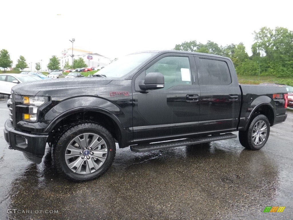 2016 F150 XLT SuperCrew 4x4 - Shadow Black / Black photo #4
