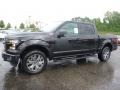 2016 Shadow Black Ford F150 XLT SuperCrew 4x4  photo #4