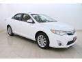 Super White 2013 Toyota Camry XLE