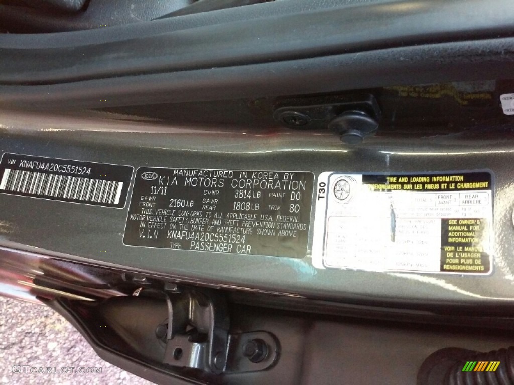 2012 Forte EX - Titanium / Stone photo #18