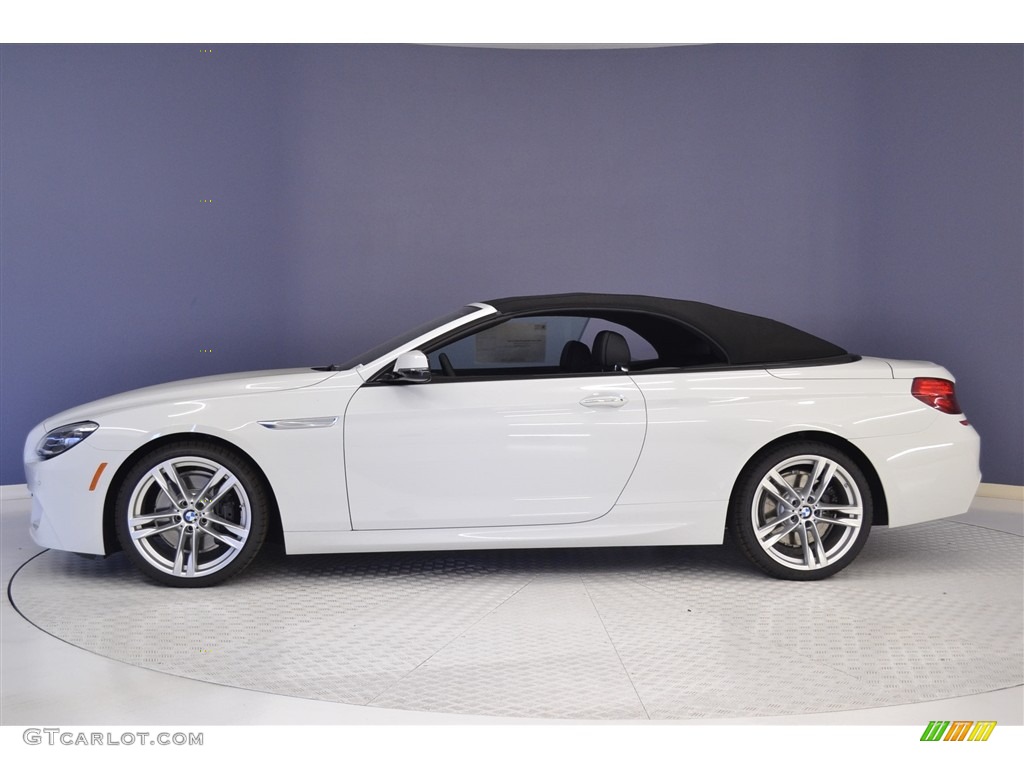 2017 6 Series 640i Convertible - Alpine White / Black photo #3