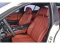 2017 BMW 6 Series Vermilion Red Interior Front Seat Photo