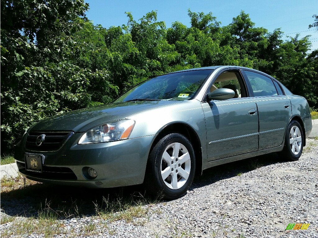 2002 Altima 2.5 S - Mystic Emerald Metallic / Blond Beige photo #1