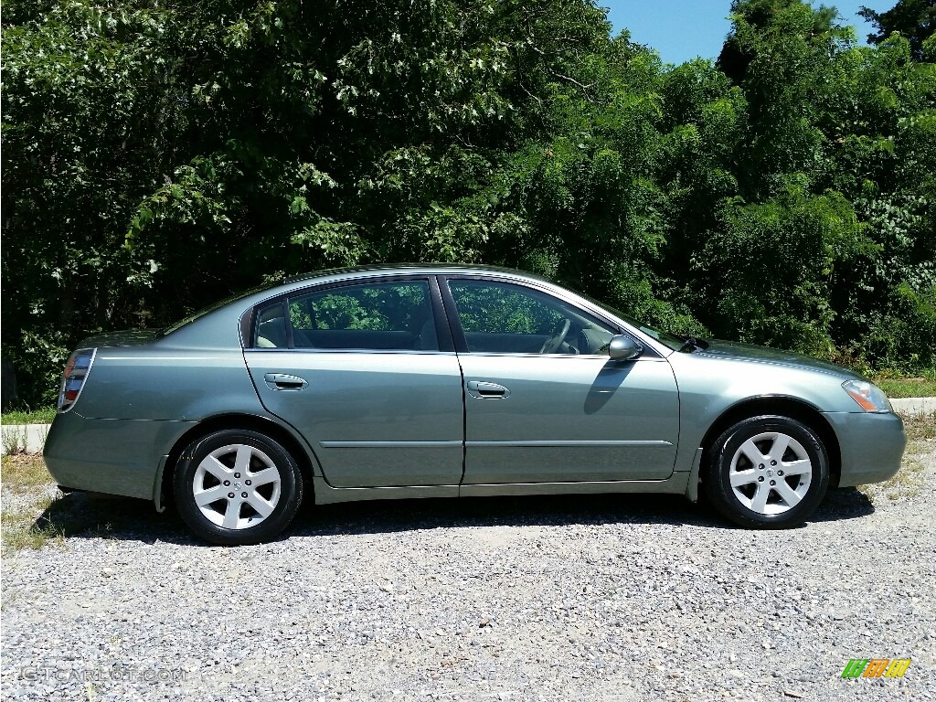 2002 Altima 2.5 S - Mystic Emerald Metallic / Blond Beige photo #4