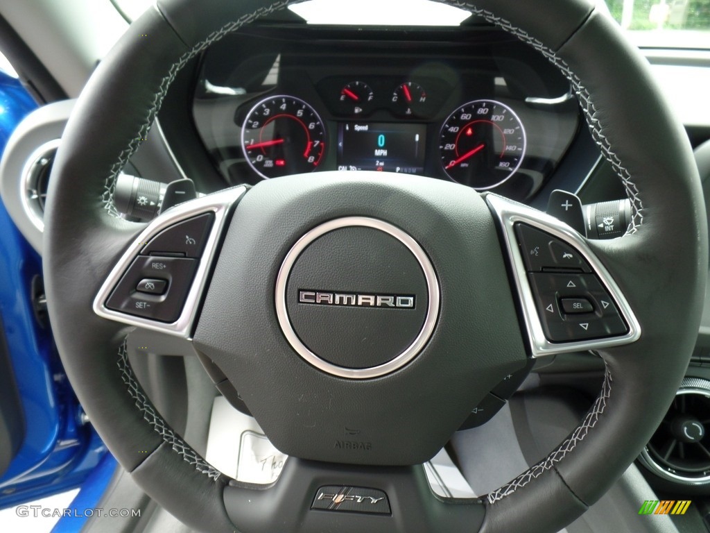2017 Chevrolet Camaro LT Coupe Medium Ash Gray Steering Wheel Photo #115060686