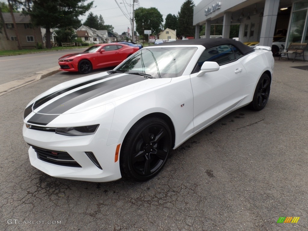 Summit White 2017 Chevrolet Camaro LT Convertible Exterior Photo #115062270