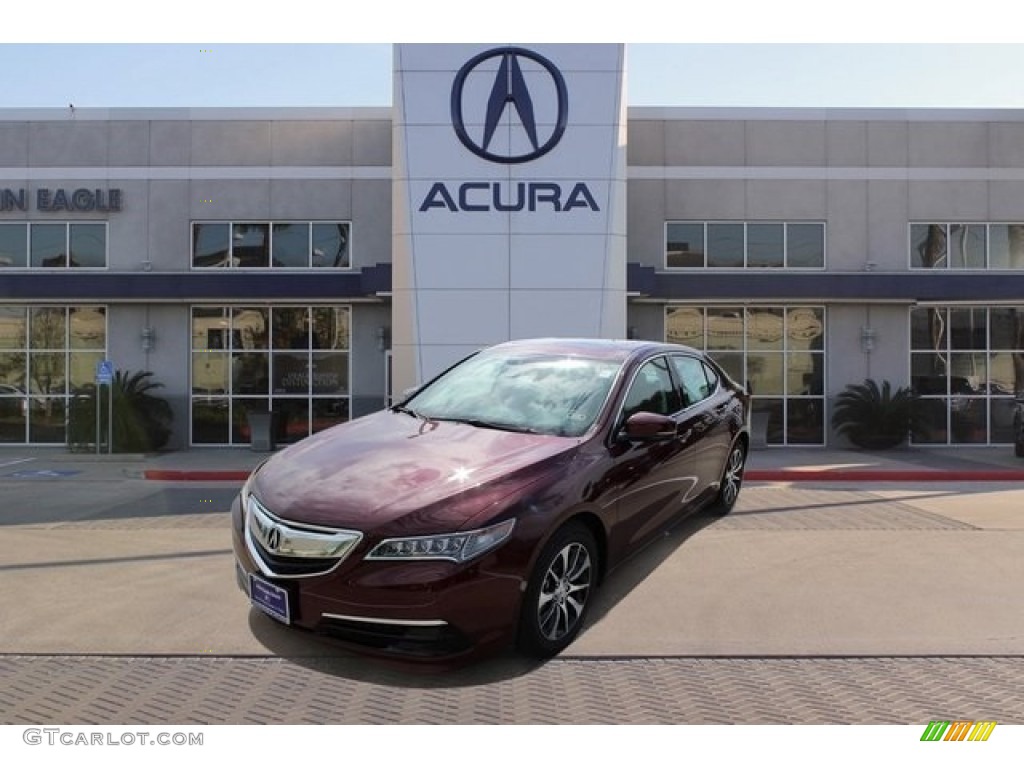 2017 TLX Technology Sedan - Basque Red Pearl II / Parchment photo #3