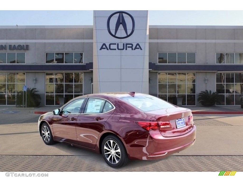 2017 TLX Technology Sedan - Basque Red Pearl II / Parchment photo #5