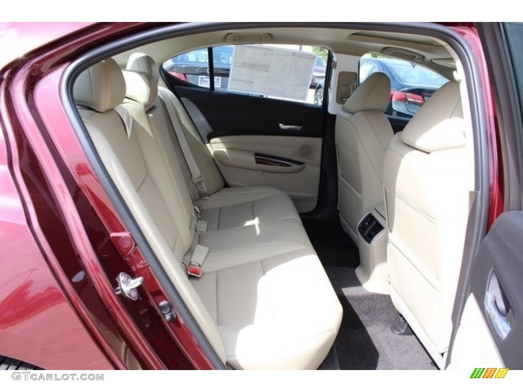 2017 TLX Technology Sedan - Basque Red Pearl II / Parchment photo #18