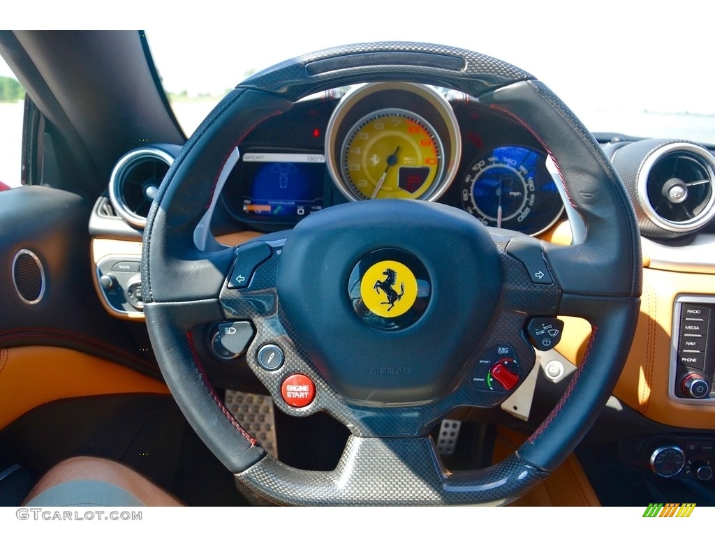 2015 Ferrari California T Cuoio Steering Wheel Photo #115063190